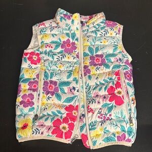 Floral Puffer Vest